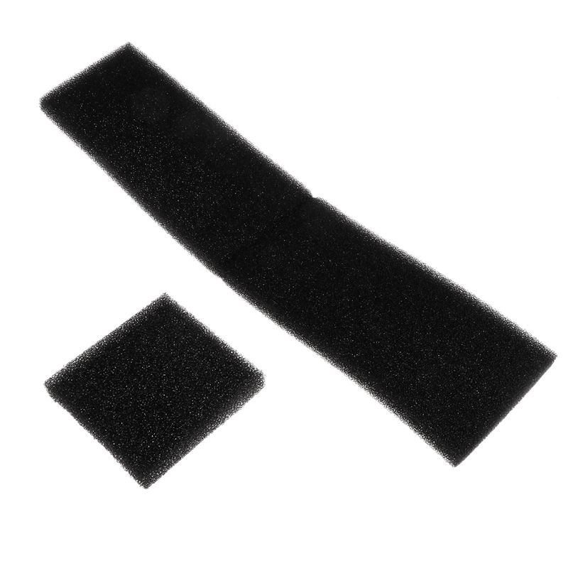 Zwarte biochemische katoenen filterspons voor aquarium, vijver, 3 maten