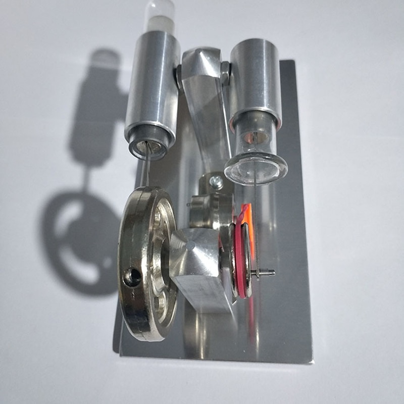 Gtbl mini stirling motor ekstern forbrændingsmotor mikrogenerator fødselsdag dampmaskine model videnskab og uddannelse t