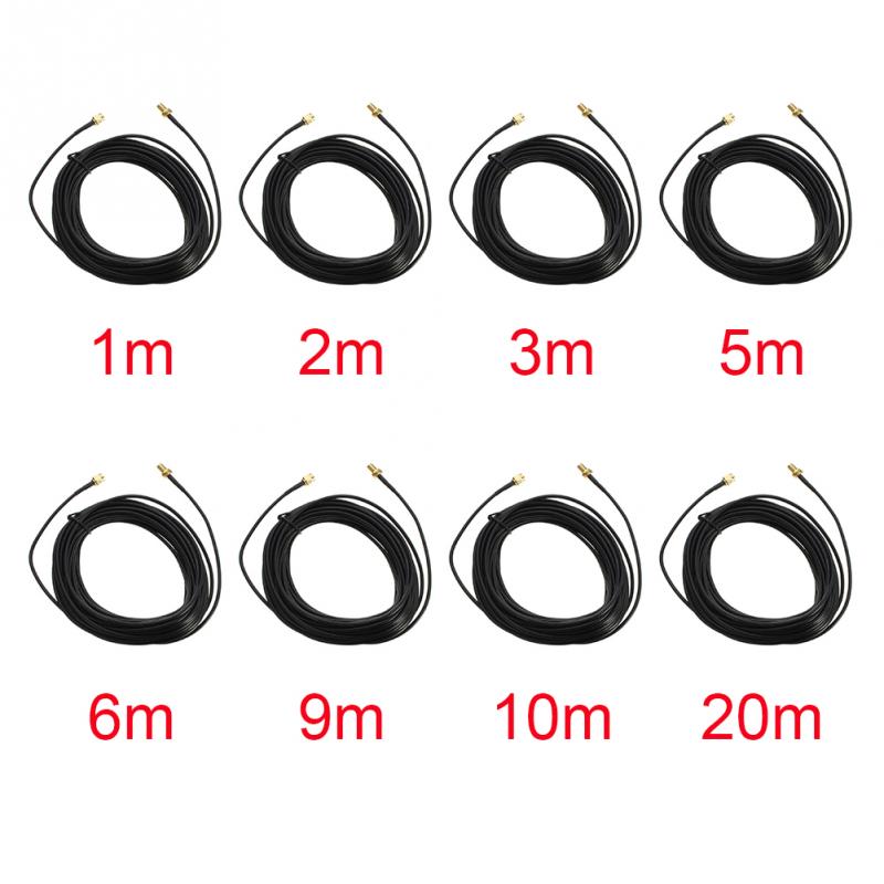 RP-SMA Extension Cable WiFi Antenna Router Standard RG174 Stable Signal Male Female Wire Coaxial Computer Accessory