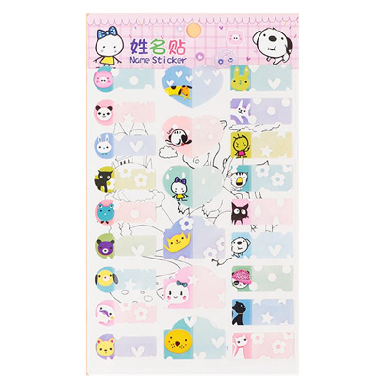 Waterdichte Mark Sticker Naam Sticker Classificatie Sticker Geschikt Voor Kinderen Familie Kleuterschool: D