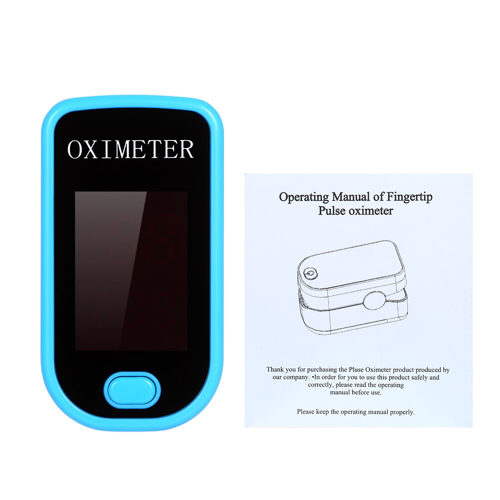 Portable Oximeter Finger Clip Blood Oxygen Monitor Pulse Rate Oxygen Oximeter without Battery for Men Women Kids