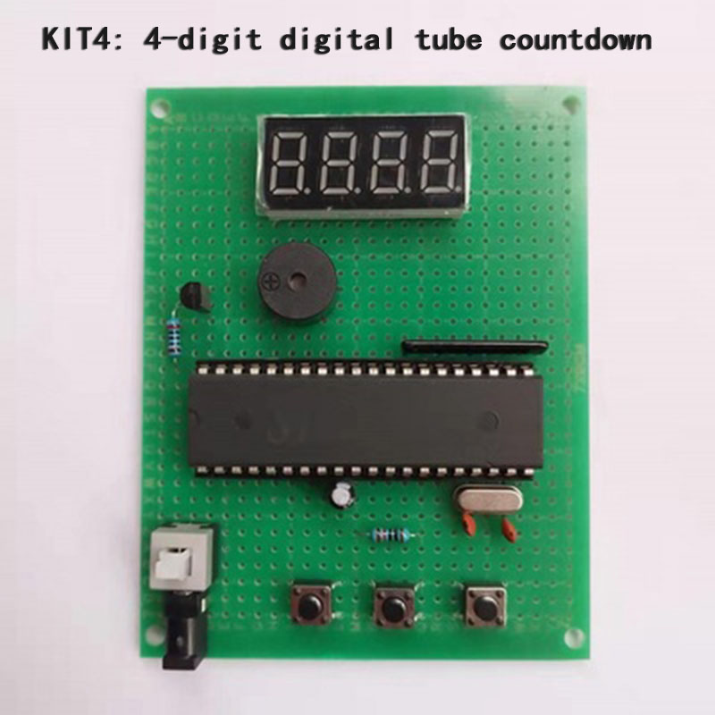 Electronic Stopwatch Timer Multi-function Digital Countdown Diy Electronic Kit Based on 51 Single Chip Microcomputer