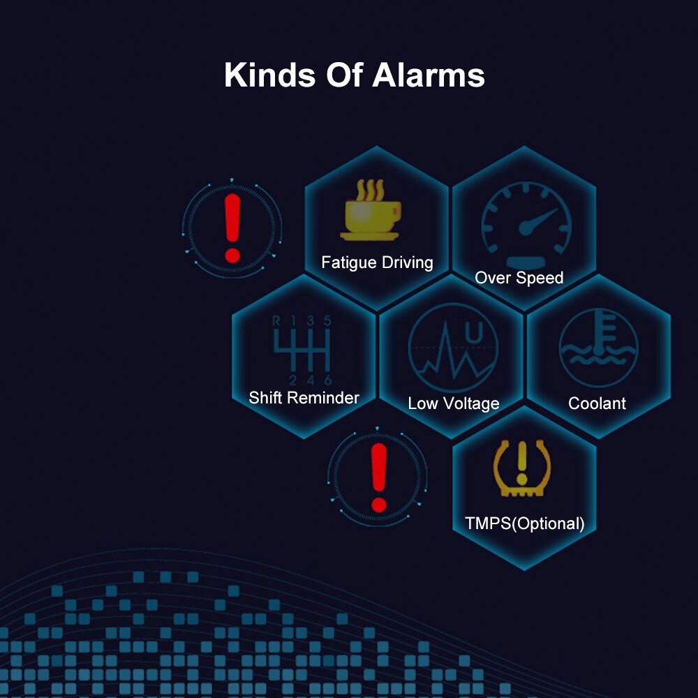 Vjoycar V200 OBD2 Voorruit Hud Projector Auto Head Up Display Gear Herinnering Auto Snelheidsmeter Gauge Display Koelvloeistof Temp.