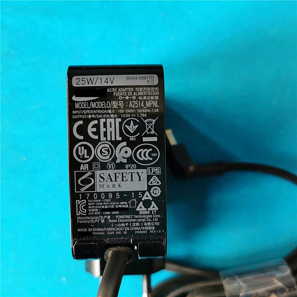 25W 14V 1.79a Ac/Dc Adapter Lader Voor Monitor BN44-00917D A2514_mpnl S27f350fh C24f390fh C22f390fh C27f390fh S24c370hl