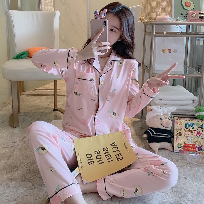 Frühling Herbst Schwangere Frauen Nüsingen setzt Druck Mutterschaft Stillen Pyjama Winter Schwangerschaft Nachtwäsche Anzüge Mütterlichen Kleidung: 3 / M