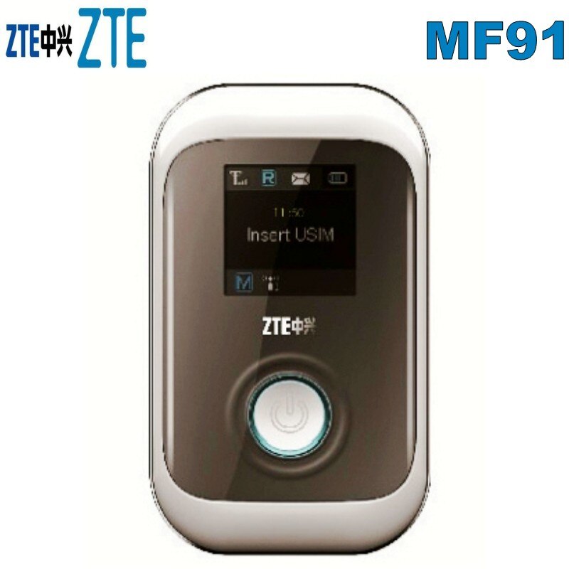 Desbloqueado Zte MF91 bolsillo wifi Router100Mbps para ipad2/3