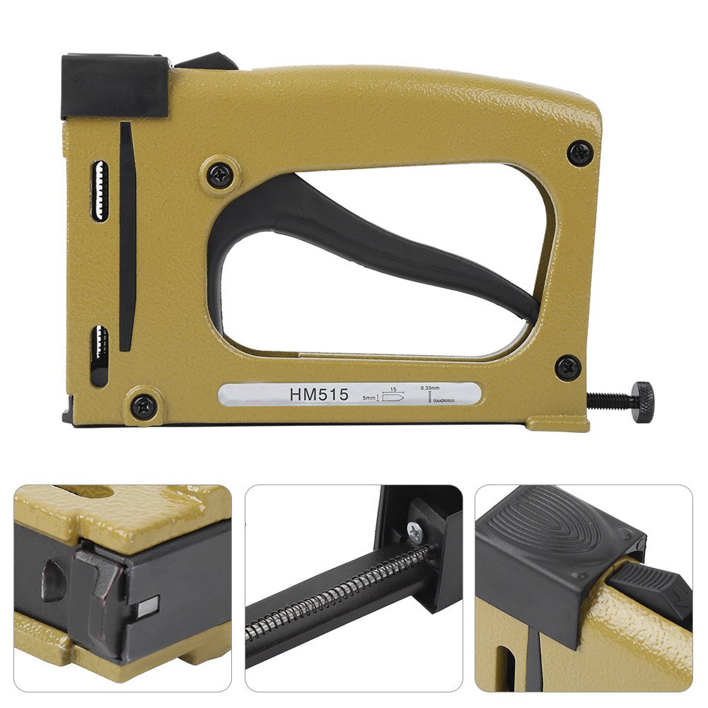 Manuel neglepistol til møbelproduktion indretning af læderprodukt  hm515 manuel neglepistol