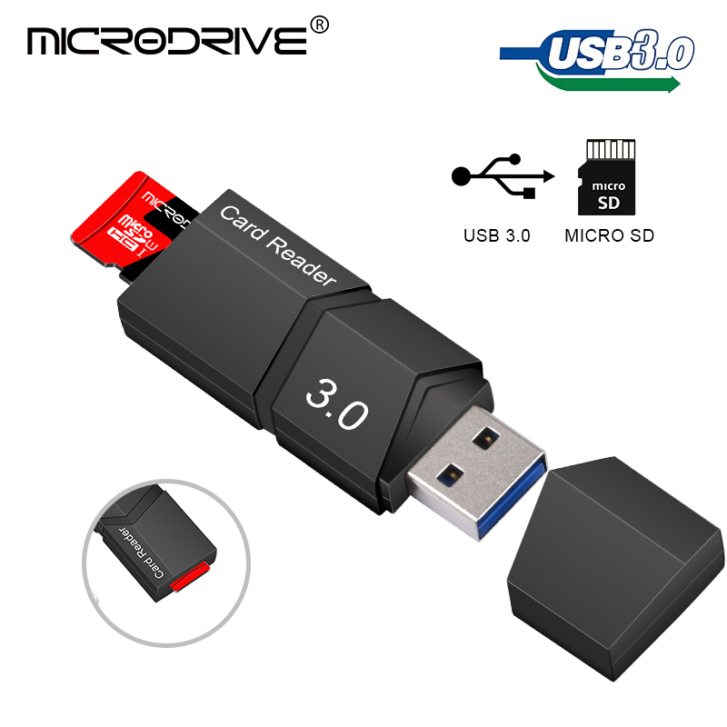 Usb 3.0 / 2.0 Flash TF Memory Card Reader / Micro Mini SD Card Adapter / 2 in 1 USB Card Reader for Micro Card SD Cards: 4GB