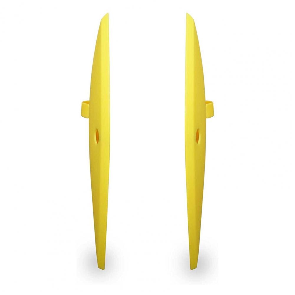 1 Pair Leaf Scoop Portable Multiple Use PP Garden Cleaning Leaf Scoop for Collecting