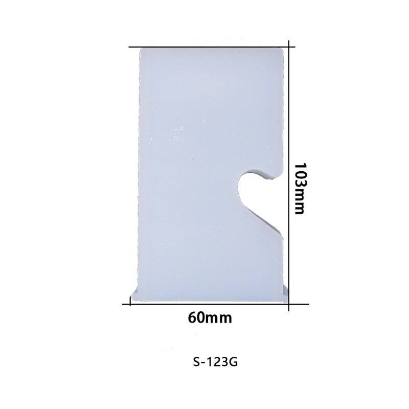 Cuboid Love Heart Candle Holder Silicone Mold Candlestick Epoxy Resin Mould Home Decoration Jewelry Making Tools DIY Crafts: Cuboid-S