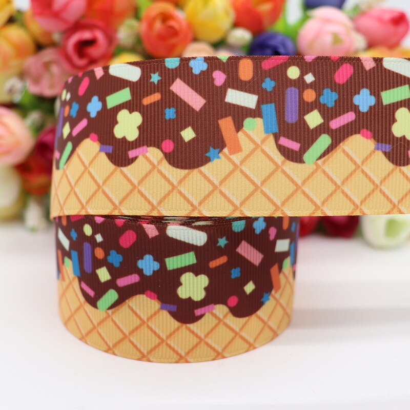 5 Yards 1.5 "38Mm Grosgrain Lint Cake Gedrukt Lint Voor Haarelastiekjes Diy Ambachten Handgemaakte Accessoires M20021204