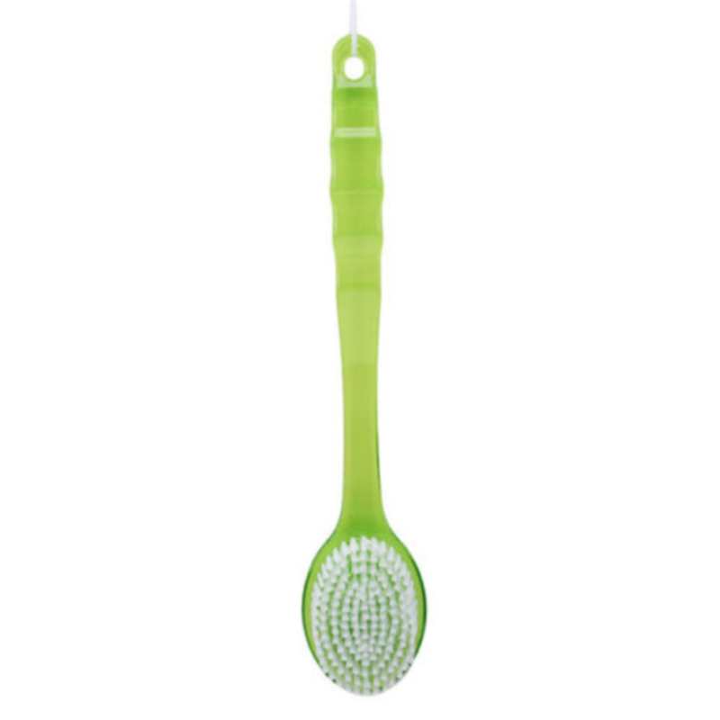 Bath Shower Back Brush Long Handled Plastic Scrubber Skin Utility Durable Body Bathroom Accessories Cleaning Tool: Blue