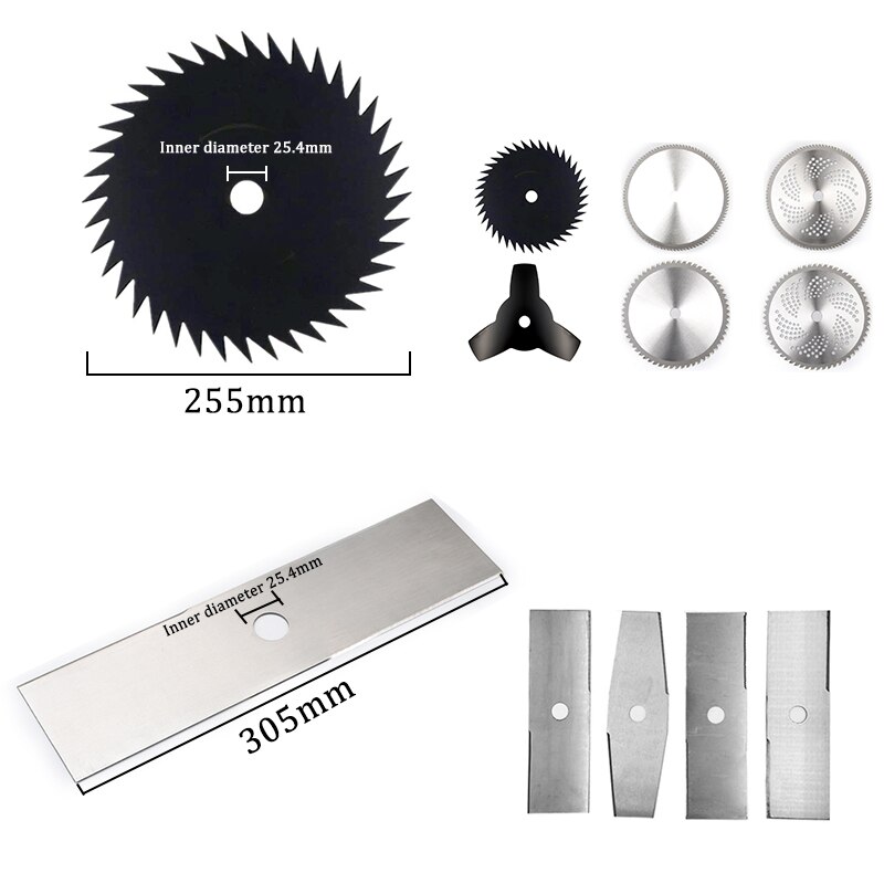 Durable Carbide Trimmer Blade 60T/80T/40T Lawn Mower Grass Eater Trimmer Head Brush Cutter Weeds Blade Knife Garden Tools