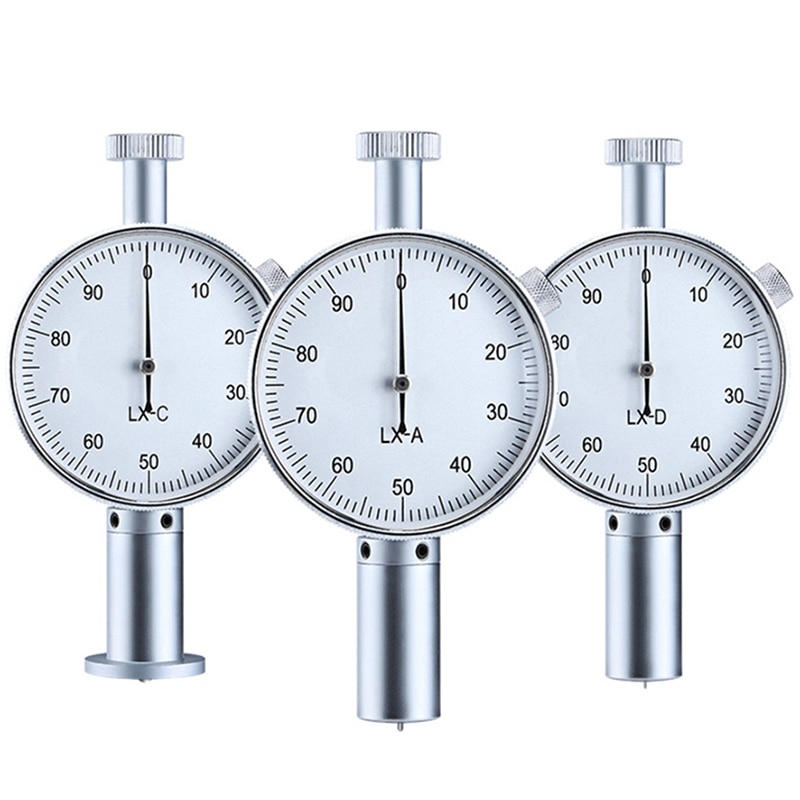 Dial Hardness Tester Hardness Tester Penetration Gauge Hardness Tester for Plastic Leather Rubber Multi-Resin