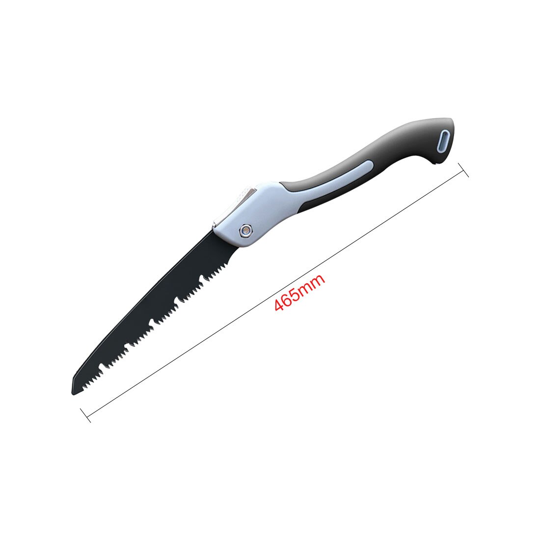 Folding Cutting Hand Tools Mini Saw With TPR Handle Collapsible Miter Saw For Garden Woodworking Pruning Saw With Hard Teeth: 465MM
