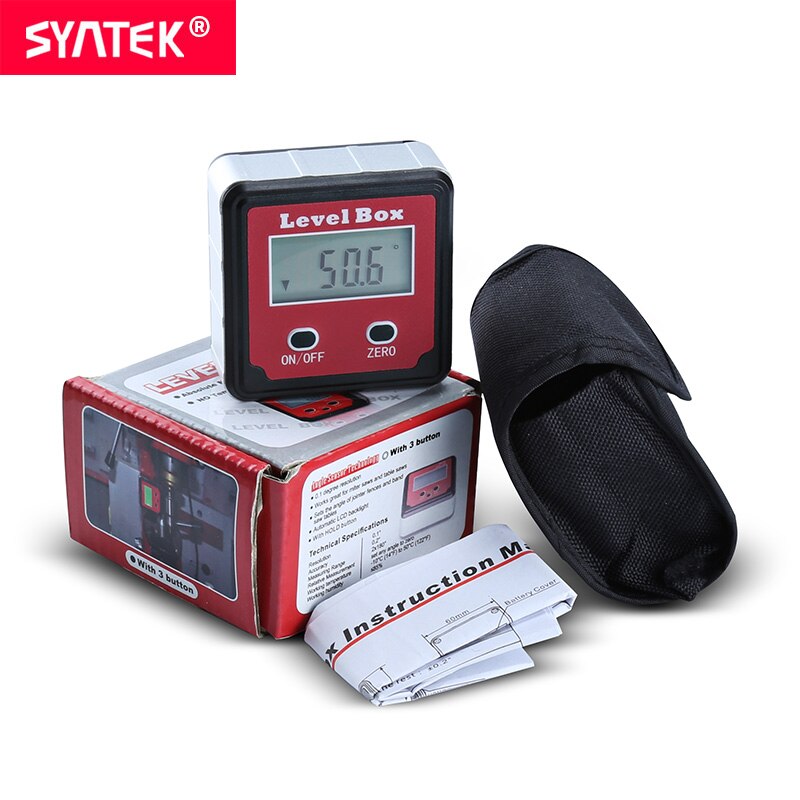 Syntek Rode Precisie Digitale Gradenboog Inclinome... – Vicedeal