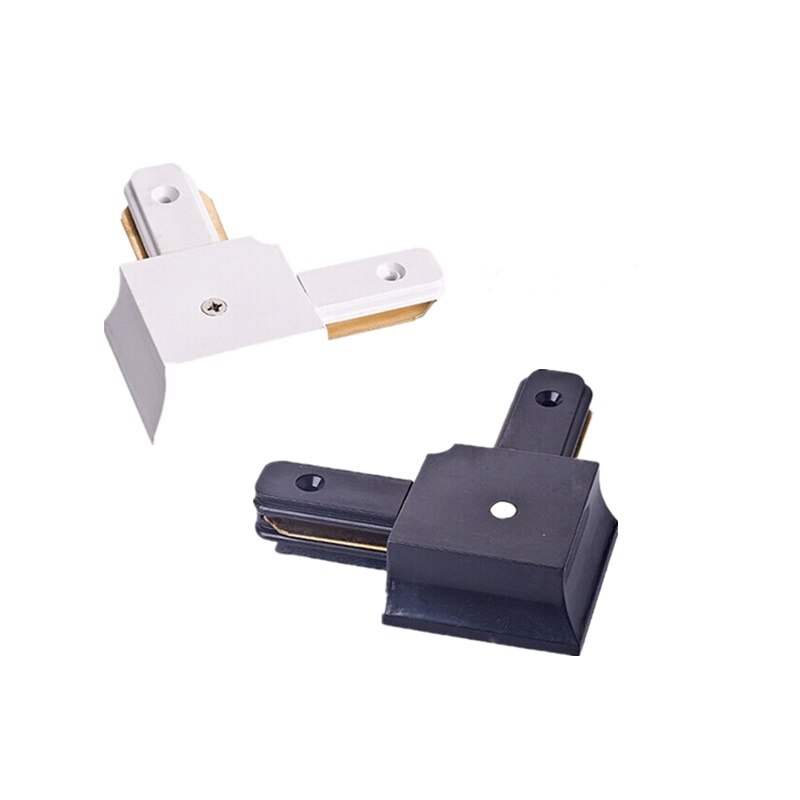 4 stks/partij 0.5m 1m Zwart Wit 2 Draad Spoor Rail Voor Track Lichten Aluminium Iluminacao Rail Verlichting Led spots Rail