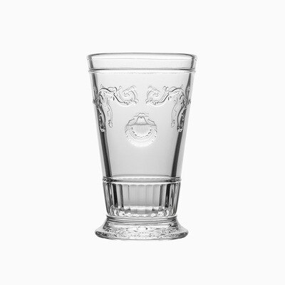 Copa de vidrio transparente, vaso de vidrio para agua, zumo, copa de vino, serie francesa VERSALLES: 340ml