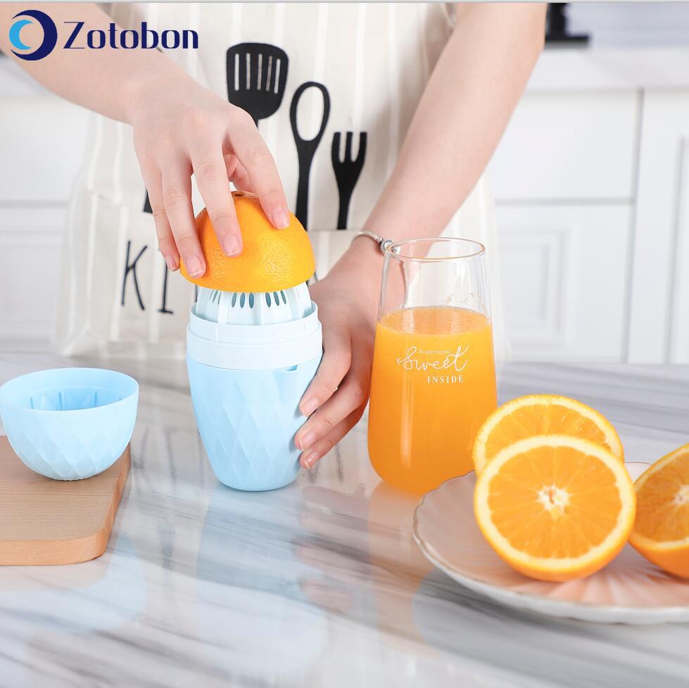 Zotobon Sapcentrifuge Druk Fruit Juicer Mini Fruitpers Voor Citrus Oranje Citroen Draagbare Juicer Machine Huishoudelijke M54