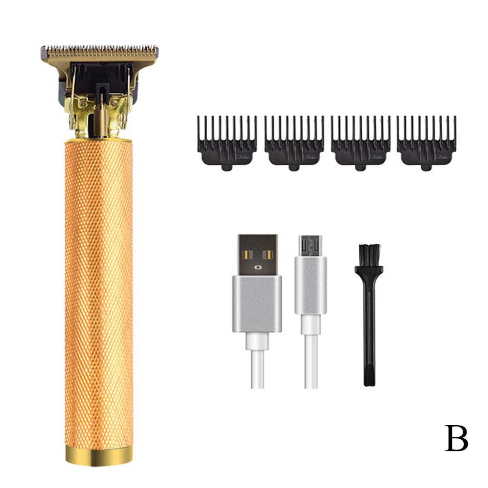 Children Men Hair Cutting Remover Electric Hair Trimmer Home Durable Convenient Hair Cutting Machine Rechargeable Haircut Tools: B