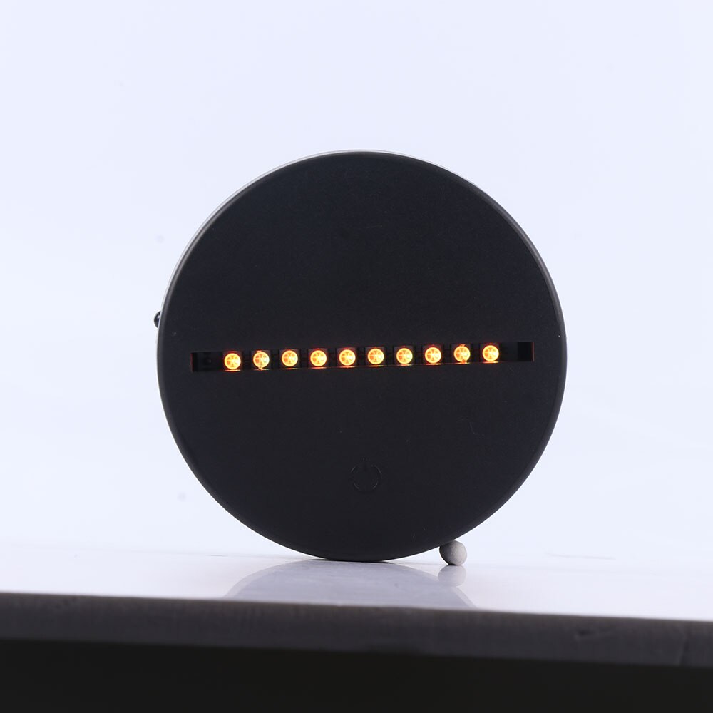 1/2/5/10pc usb kaapeli kosketus 3d led valoteline lampun kanta yövalon vaihto 7 väriä värikäs valojalustat pöydän koristelu