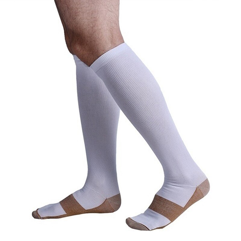 Nylon Varicose Vein Stocking Unisex Compression Stockings Pressure knee high Leg Support Stretch Pressure Circulation Stock