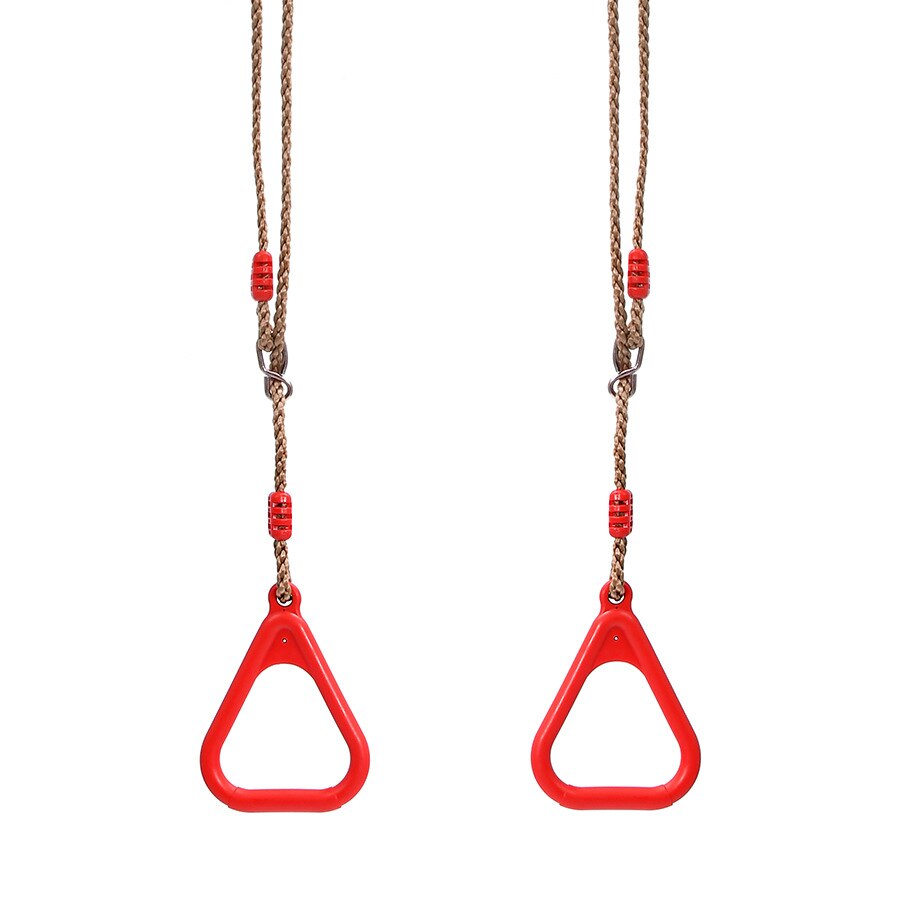 Kinder Fitness Ringe Kletter spiel Spielzeug Outdoor Training Aktivität sichere Sport Seil Schaukel Hänge ringe Kinder Kletter ausrüstung: plum
