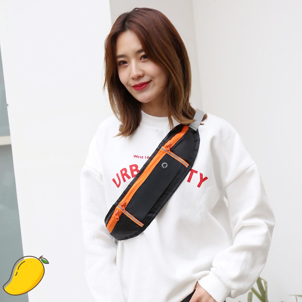 draussen Sport Reflektierende Taille Tasche Wasserdicht Musik Brust Tasche Multi-funktion praktisch Tasche Arbeit Münze Tasche Schlüssel fallen taschen