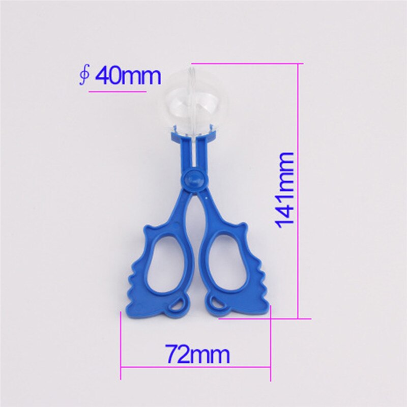 5 pcs Plastic Scissor Clamp Tweezers School Children Plant Insect Biology Study Tool Set Kids Insect Nature Exploration Toy Kit