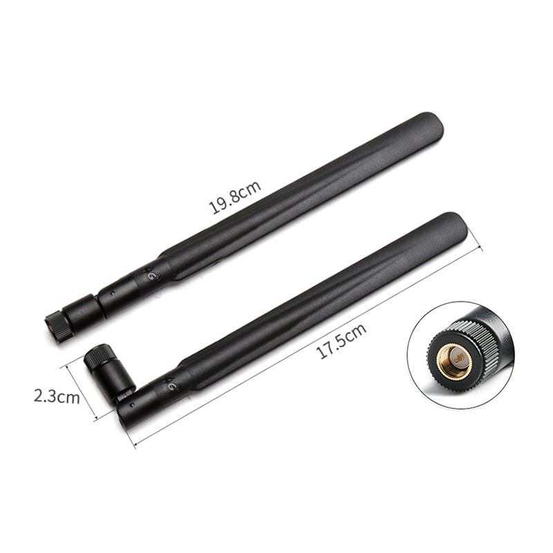 Antenna Pieghevole 4G/3G/WiFi 8dBi Omnidirezionale - Connettore N Maschio - Impermeabile Per Esterno/Interno - 3
