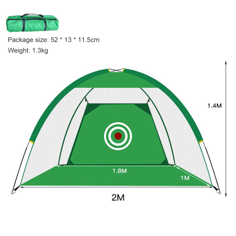 Golf Practice Net Golf Hitting Cage Indoor Outdoor Garden Grassland Practice Tent Oxford Cloth Golf Training Equipment