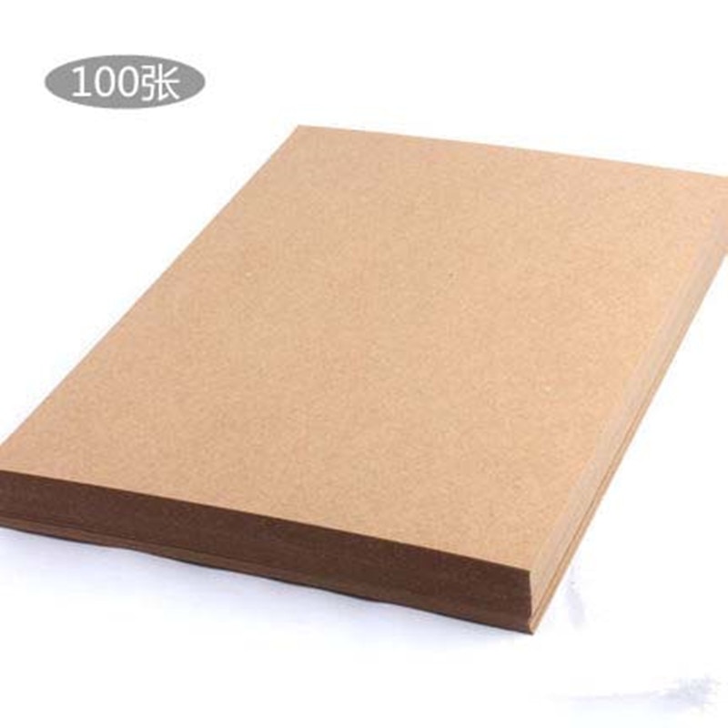 80/100g 20/50pcs A4 Brown Kraft Paper DIY Handmake Card Making Craft Paper Thick Paperboard Cardboard