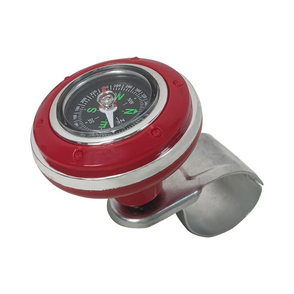 Manopola del volante dell'auto a 360 gradi sfera del volante universale maniglia in ABS manopola del filatore del Booster della sfera bussola di controllo dell'auto: Grigio scuro