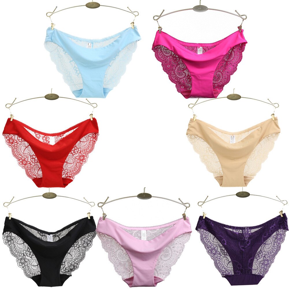 Women Lace Panties Ladies Underwear Woman Panties Fancy Lace Sexy Panties For Women Traceless Crotch Of Cotton Briefs Lingerie