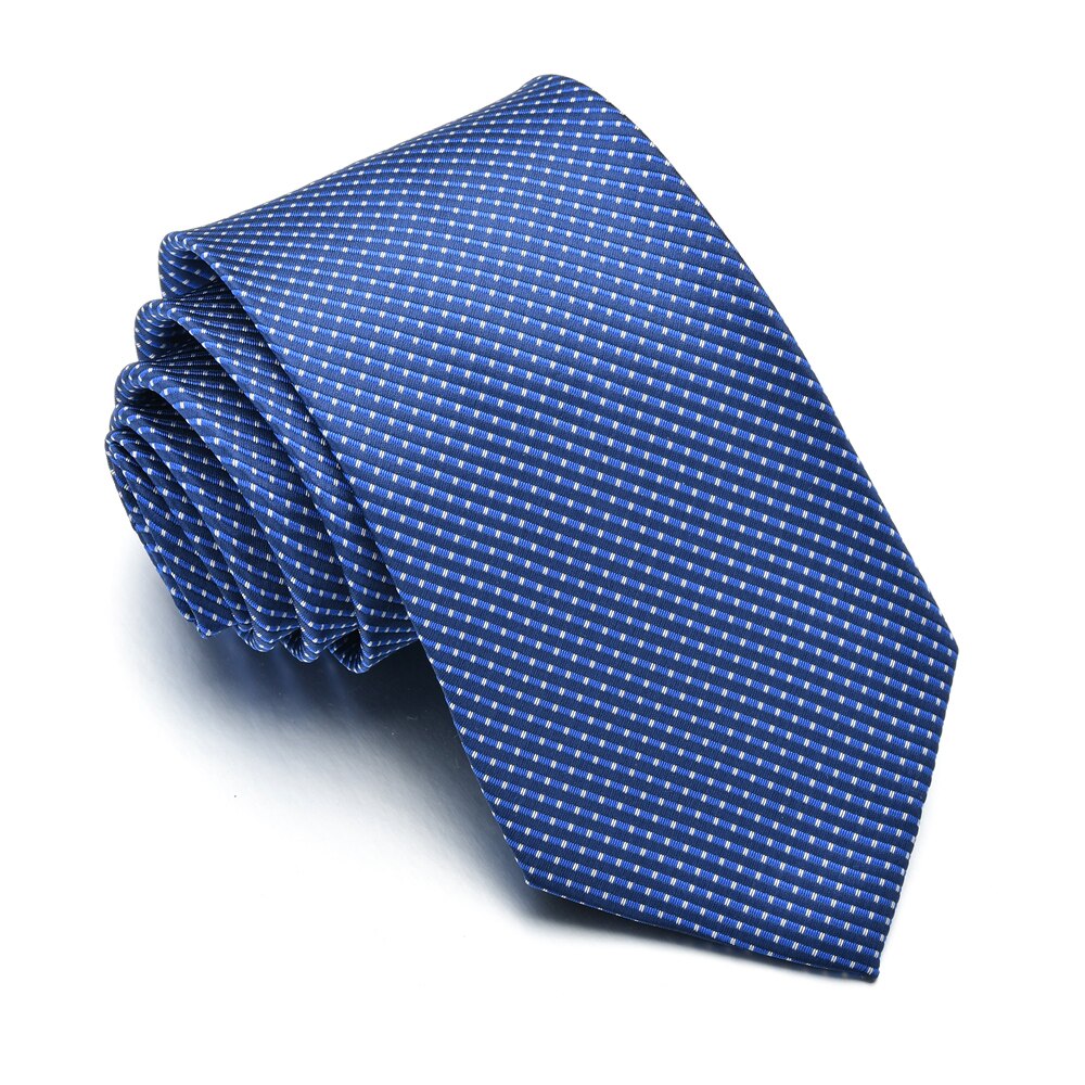 Klassiske mænd forretning formelle bryllup slips 8cm stribet hals slips skjorte kjole tilbehør: 3