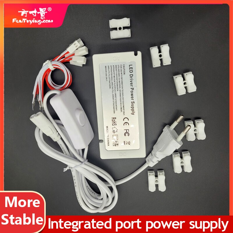 12V AC/DC Adapter Power supply with 6 ports output 12V DC 1500mA 18W/Railway Layout/Railroad Layout/Train Layout