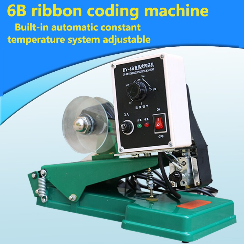 Direct Heating Ribbon Coding Machine Production Date Coding Tool Typewriter Built-in Constant Temperature System Coder Equipment