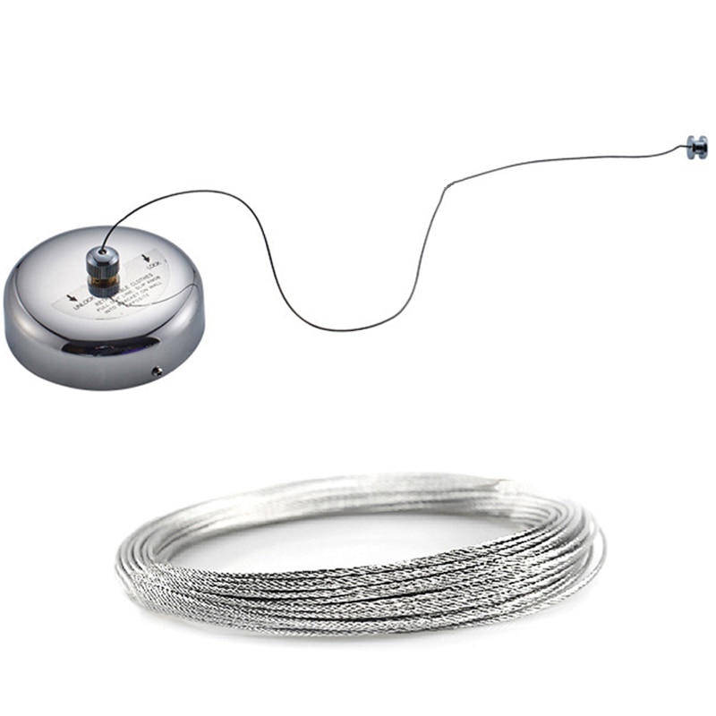 Wall mount 304 Stainless Steel Clothesline Folding Clothes Horse Extendable Laundry Hanger Retractable Drying Rack Clothes Rope