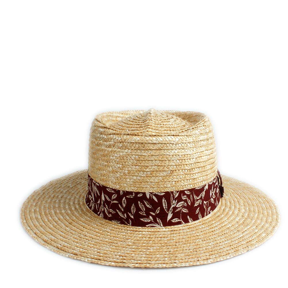 Handgemaakte Zomer Vrouwen Mannen Pork Pie Hoed Zonnehoed 100% Tarwe Stro Strand Hoed Dame Brede Rand Schipper Panama Beach zonnehoed Jazz Hoed: Straw6