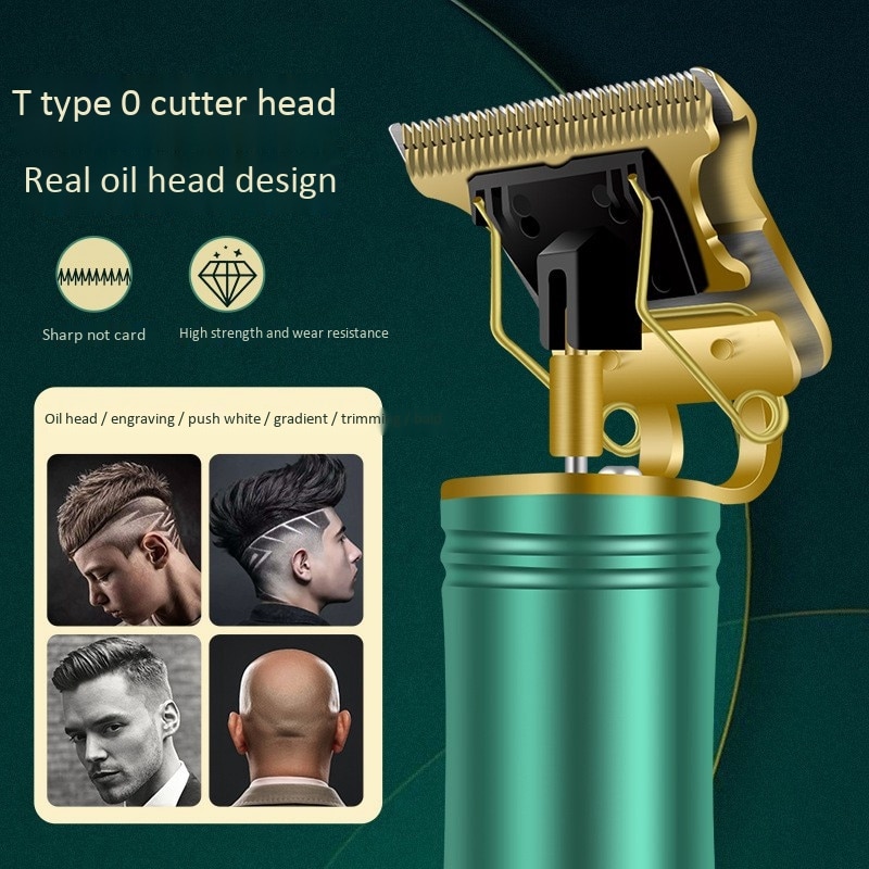 Pro Real Zero Gapped Cordless Clipper Electric Trimmer Wireless Hair Clipper