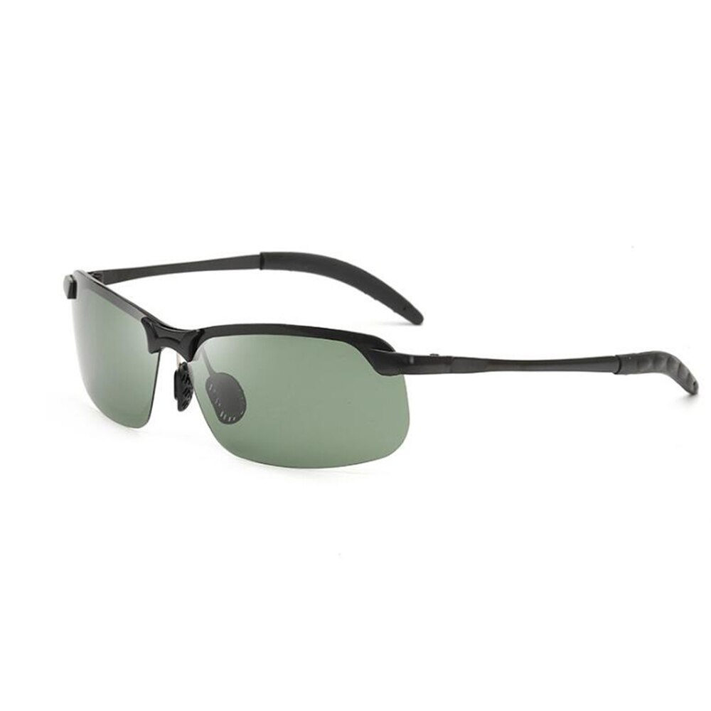 AIELBRO polarizado gafas fotocrómicas de ciclismo gafas de ciclismo para deportes al aire libre hombres mujeres gafas de sol de bicicleta gafas de sol: BLACK GREEN