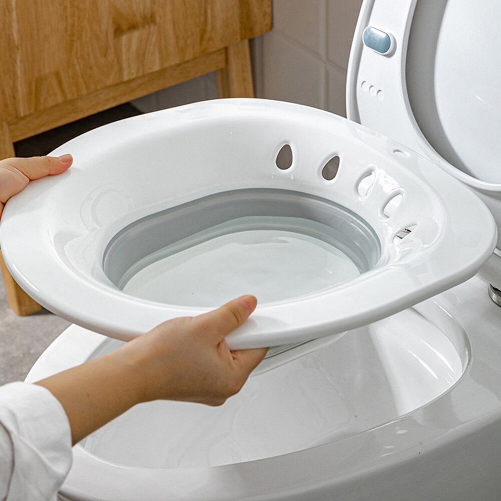 1 Pc pieghevole donna bidet portatile femminile parte privata in gravidanza lavare il culo lavabo vasino adulto maternità Toilette (Rando