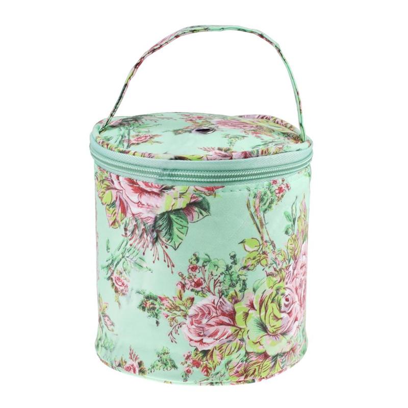 betroffen Nadel Lagerung Tasche betroffen Wolle Garn Tasche Häkeln NäHenne Nadel Eimer Weben Lagerung Wasserdichte Garn Häkeln Organizer: 14.5x14 cm