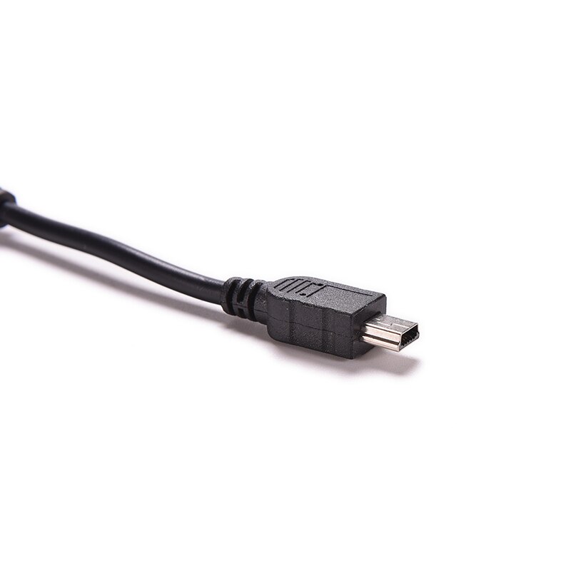 Mini 5p macho A USB 2,0 tipo A hembra Jack adaptador de host OTG Cable corto