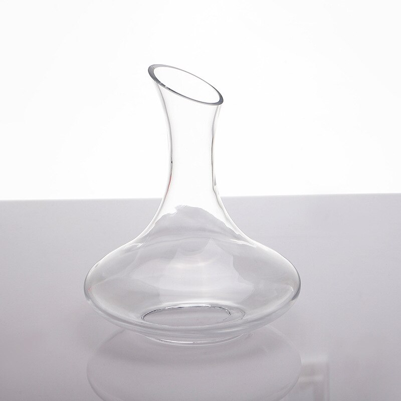Lead-free Crystal Glass Inclined Decanter Wine Decanter Wine Bottle Dispenser Set Single Packaging