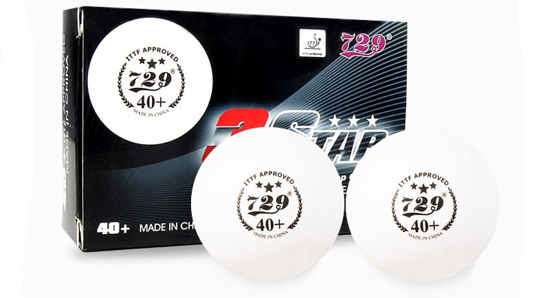 Ittf Goedgekeurd 729 Vriendschap 3-Star Naadloze 40 + Plastic Tafeltennis Ballen Materialpoly Ping Pong Ballen 2 dozen/Lot