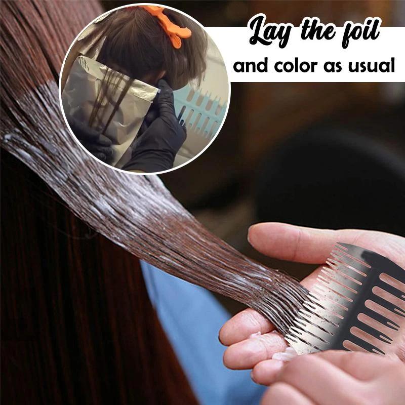 Hair Brush Comb Plastic fish bone comb Two sided multifunction highlight weaving comb hair tools Perm Comb hair