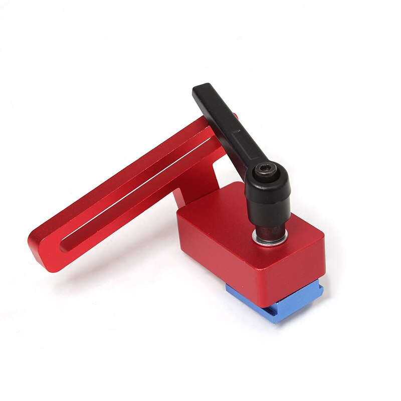 Woodworking T-track Stop T-Slot Limiter Aluminium Miter Track Fence Flip Stop Chute Locator Carpenter DIY Workbench Tools: A