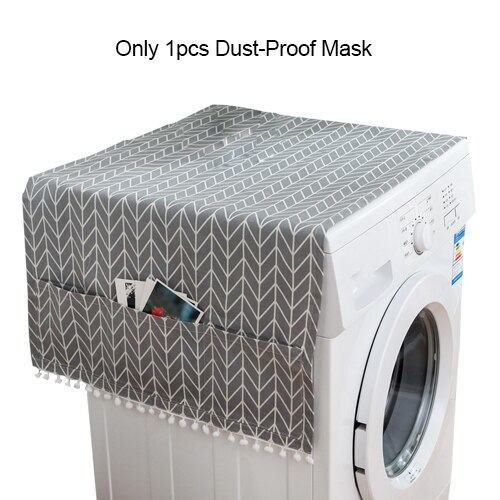Cubierta a prueba de polvo para el hogar, cubiertas de algodón para lavadora, bolsa de almacenamiento impermeable para refrigerador, bolsillos, Protector, accesorios para mascarillas: A