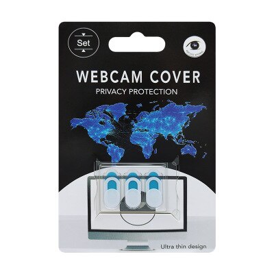 WebCam Cover Shutter Magnet Slider Universal Antispy Camera Cover For Web Laptop iPad PC Macbook Tablet lenses Privacy Sticker: 3pcs White